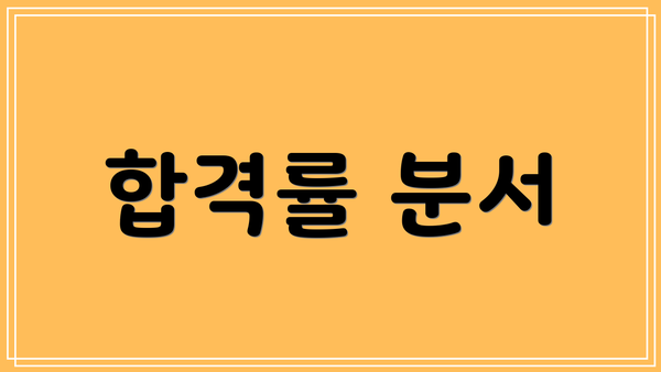합격률 분서
