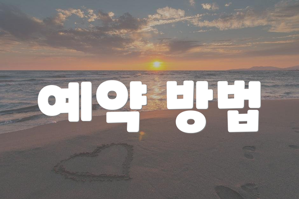 예약 방법