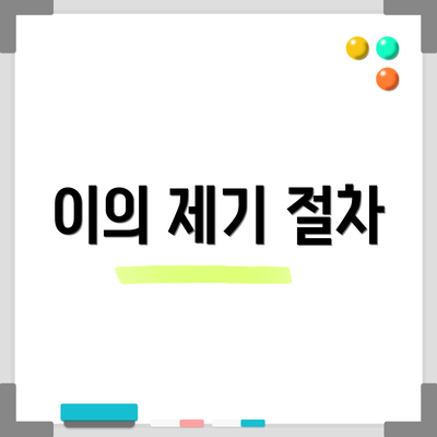 이의 제기 절차