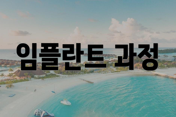 임플란트 과정