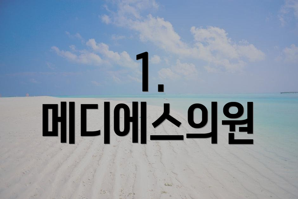 1. 메디에스의원