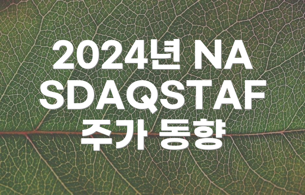 2024년 NASDAQSTAF 주가 동향