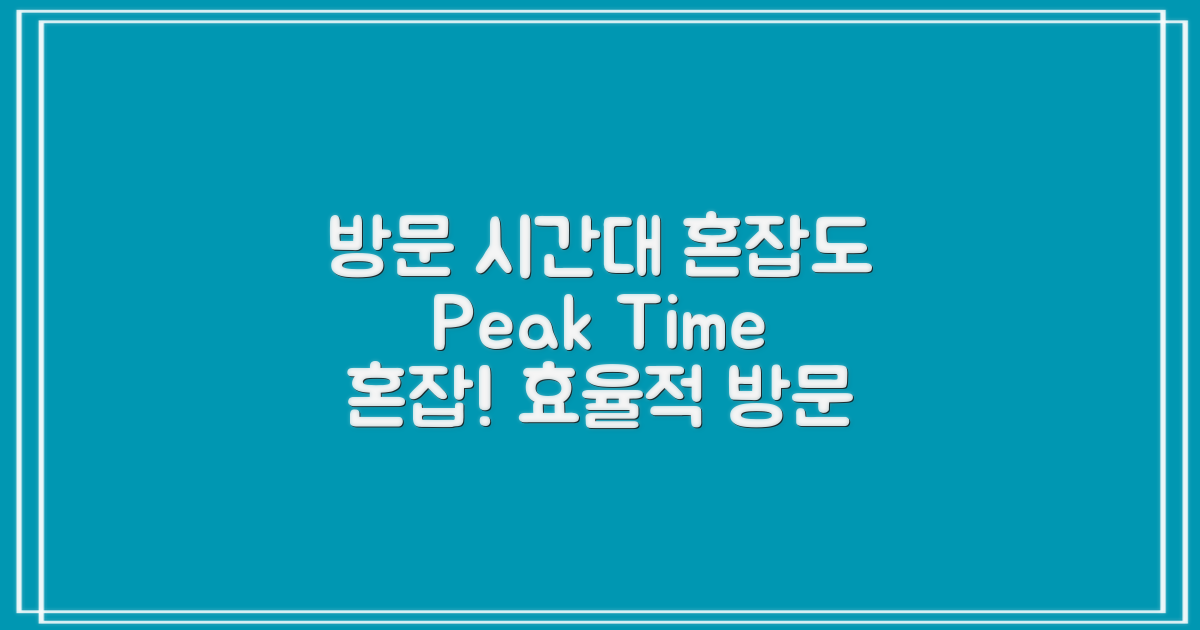 방문 시간대별 혼잡도