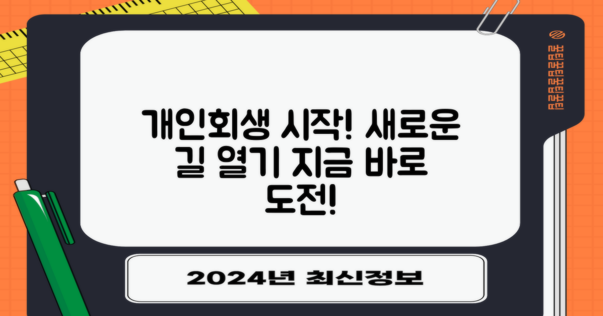 개인회생 절차를 시작하세요