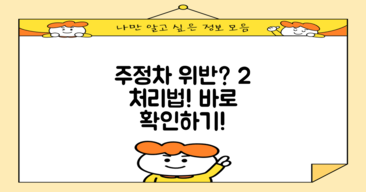 2가지 주정차 위반 처리법