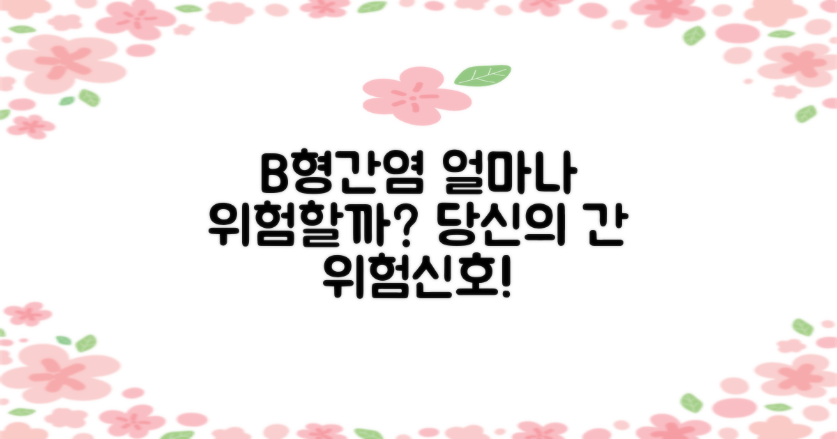 B형간염, 얼마나 위험할까?
